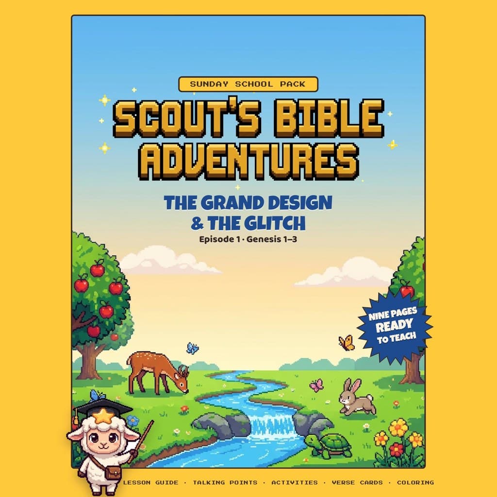 Sunday School Pack — Episode 1: The Grand Design & The Glitch